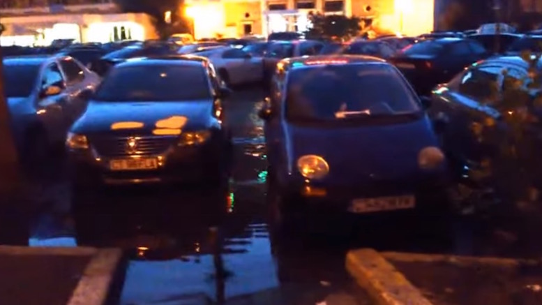 Inundație în Mamaia. FOTO Captură Video