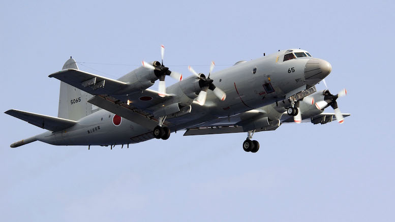 Aeronava P-3C Orion ajunge la Constanța. FOTO Mass Communication Specialist 3rd Class Juan Antoine King