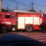 Accident cu mașina de pompieri