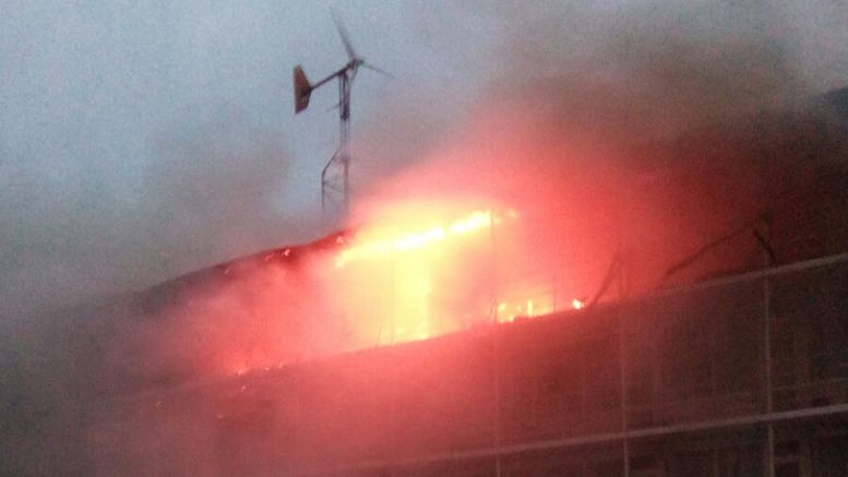 Incendiu Hotelul Histria din Mamaia