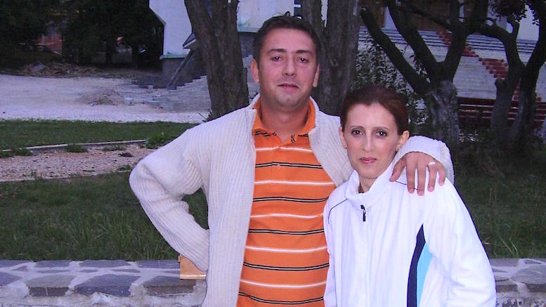 Marius și soția sa, Oana Sârbu, în urmă cu doi ani și jumătate. FOTO Facebook