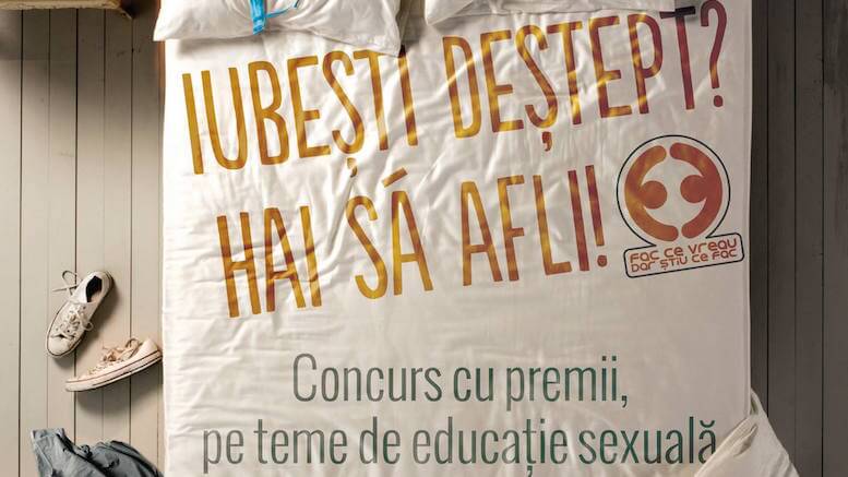 Afiș "Iubești deștept"