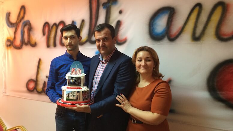 Valentin Vrabie și familia sa. FOTO Adrian Boioglu