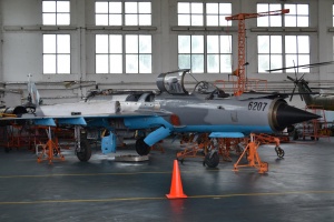 MIG 21 la Mihail Kogalniceanu. FOTO Adrian Boioglu
