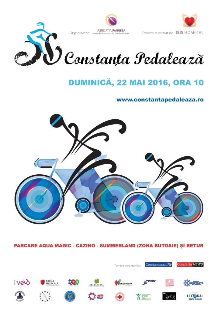 Constanța Pedalează pe 22 mai 2016