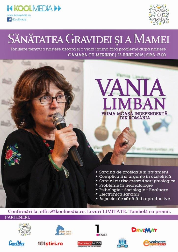Afiș eveniment Vania Limban