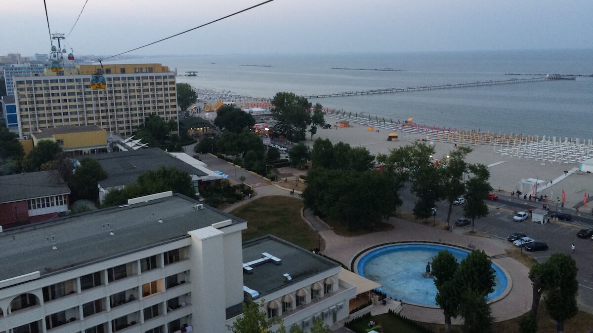 Plaja din stațiunea Mamaia. FOTO Adrian Boioglu