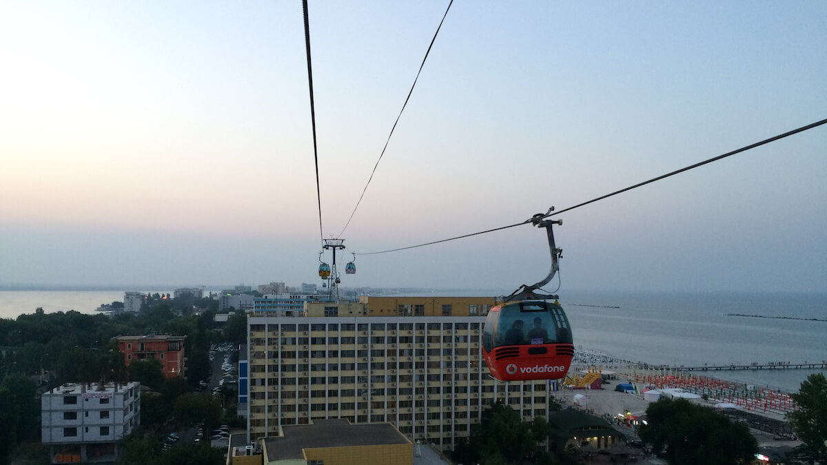 Telegondola Mamaia. FOTO Adrian Boioglu