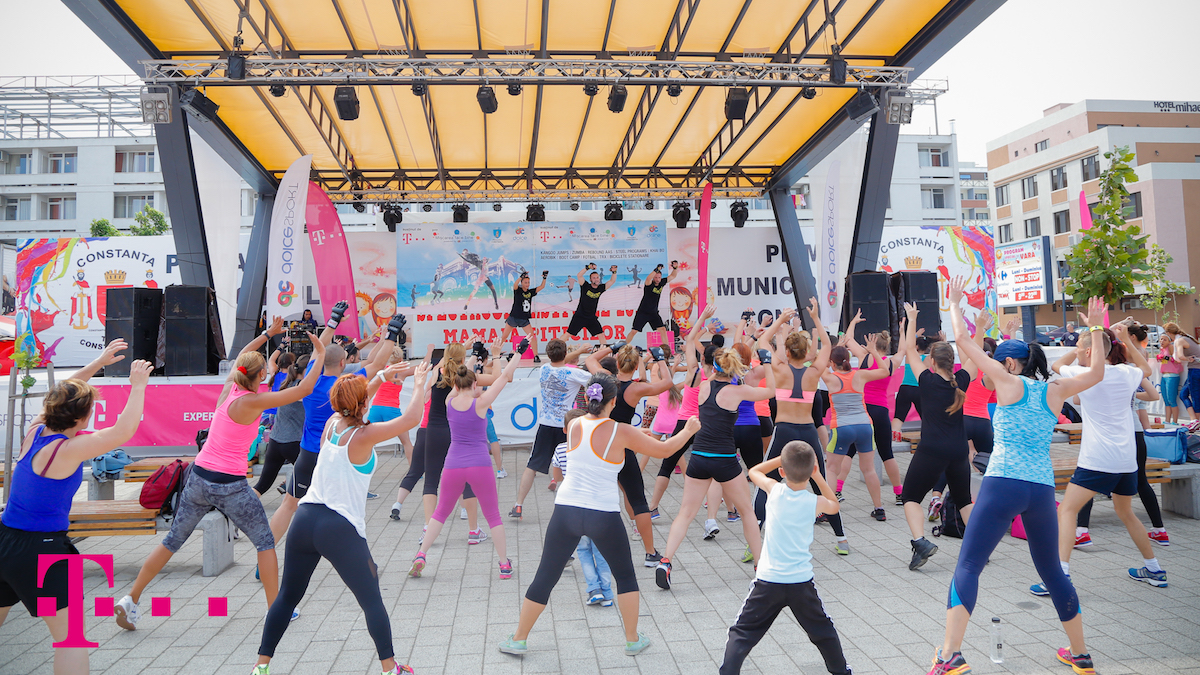 Cea mai mare oră de sport Mamaia 2015