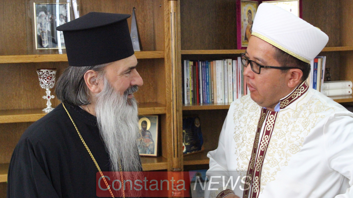IPS Teodosie si Muftiul Iusuf Muurat. FOTO Adrian Boioglu