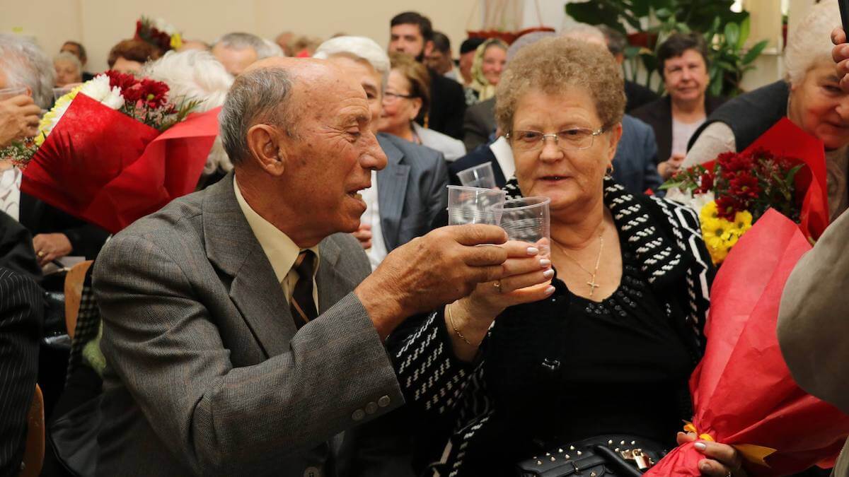 Cele mai longevive cupluri din Medgidia. FOTO Primăria Medgidia