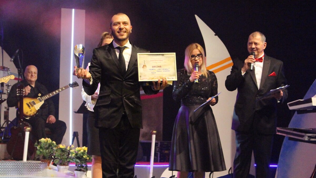 Marco Sentieri, câștigătorul festivalului "Dan Spătaru", Medgidia 2016. FOTO Adrian Boioglu