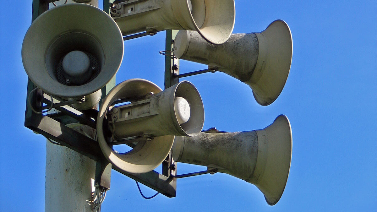 Sirene pentru alarmarea publică. FOTO Wikipedia/ Superbass