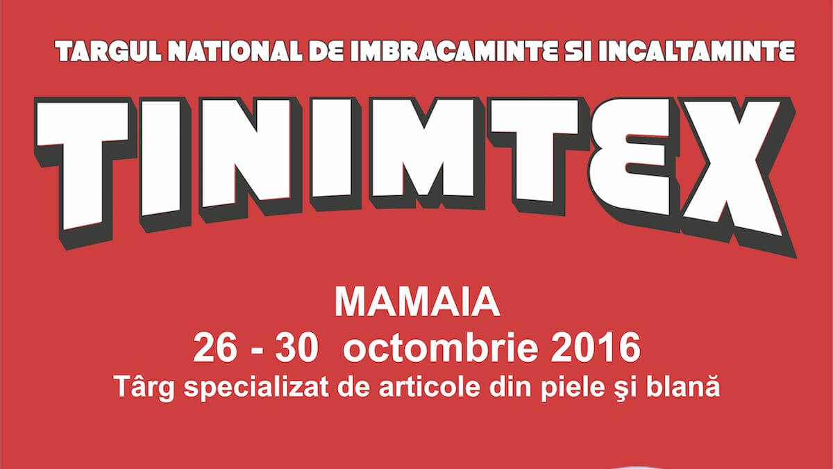 Afiș Tinimtex piele și blană