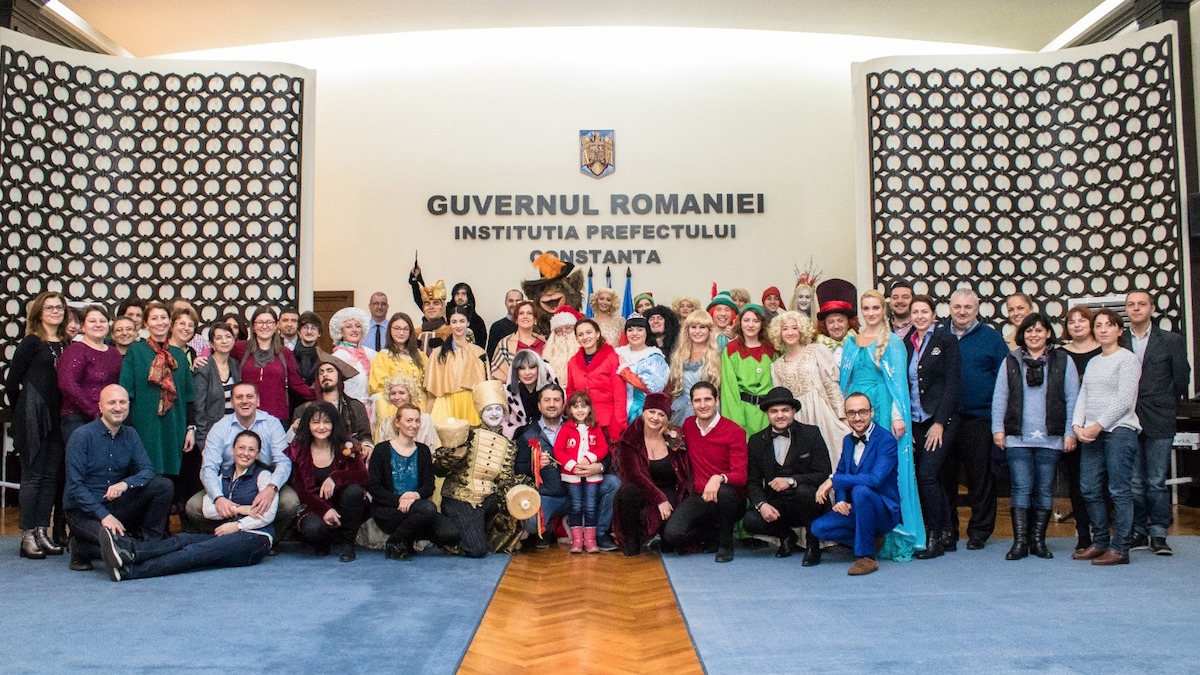 personajele copilariei in vizita la Primaria Constanța