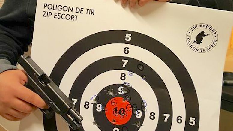 Poligonul de Tir Zip Escort. FOTO Facebook/ Vlad M.