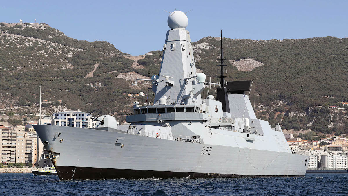 HMS DARING. FOTO Ray Jones/MOD