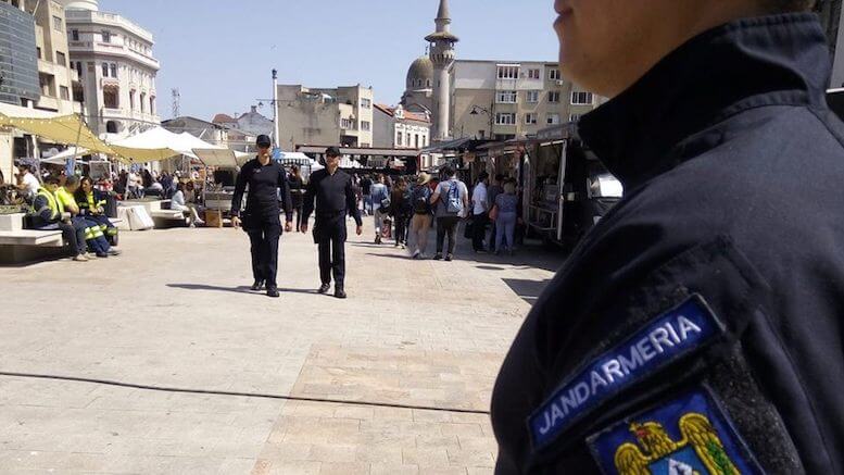 Patrula Jandarmi constanteni. FOTO: Jandarmeria Constanta