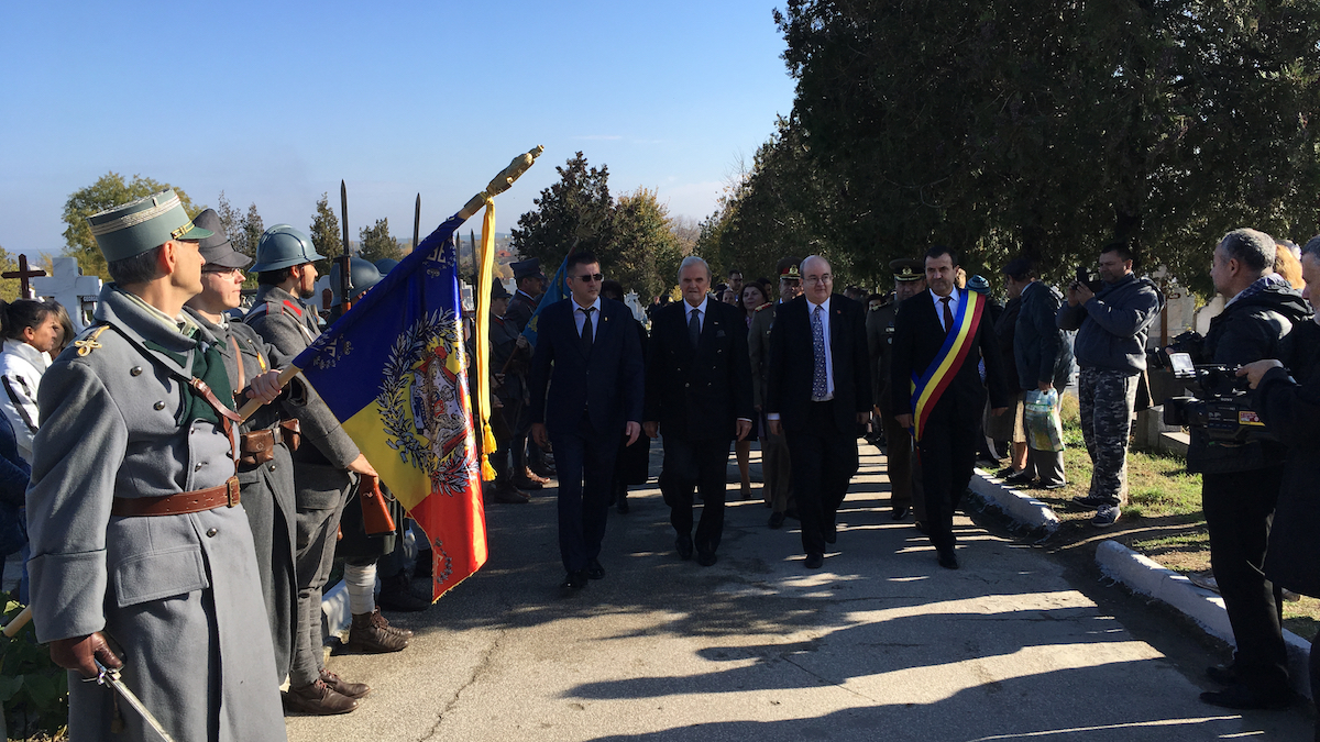 Comemorarea eroilor sârbi la Medgidia. FOTO CTnews.ro