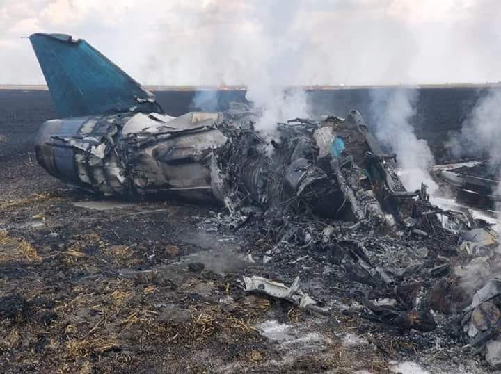 MIG 21 LanceR, prăbușit la Borcea