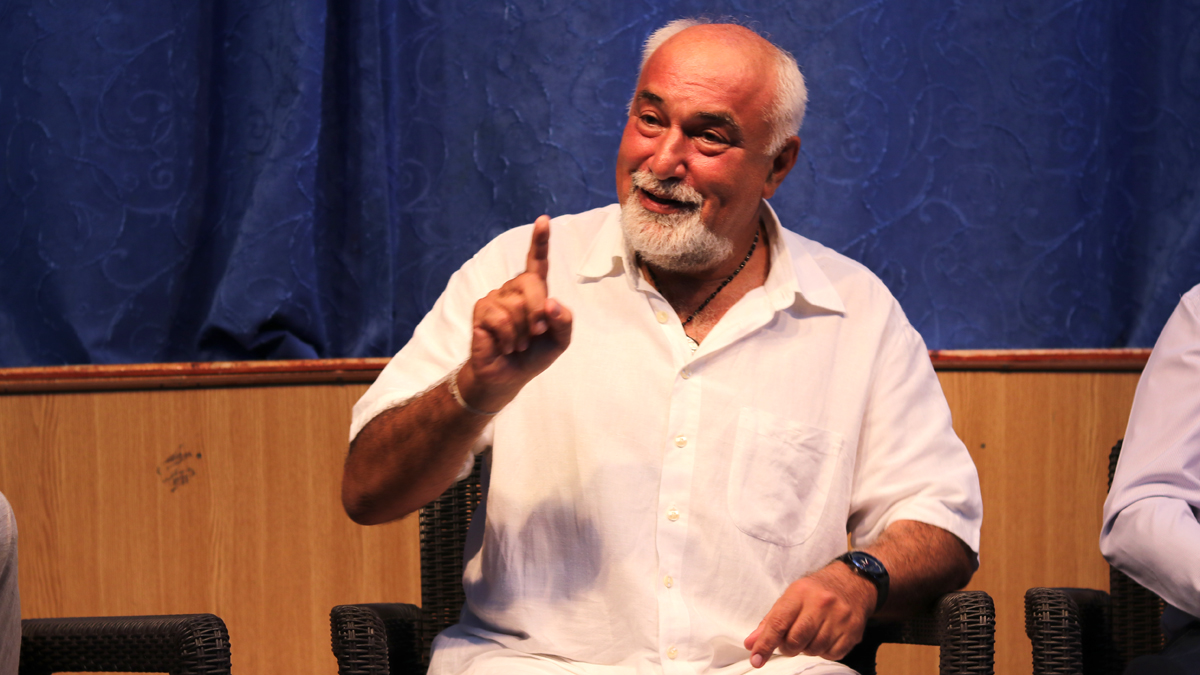 Varujan Vosganian și-a lansat ultima carte la Medgidia. FOTO Adrian Boioglu