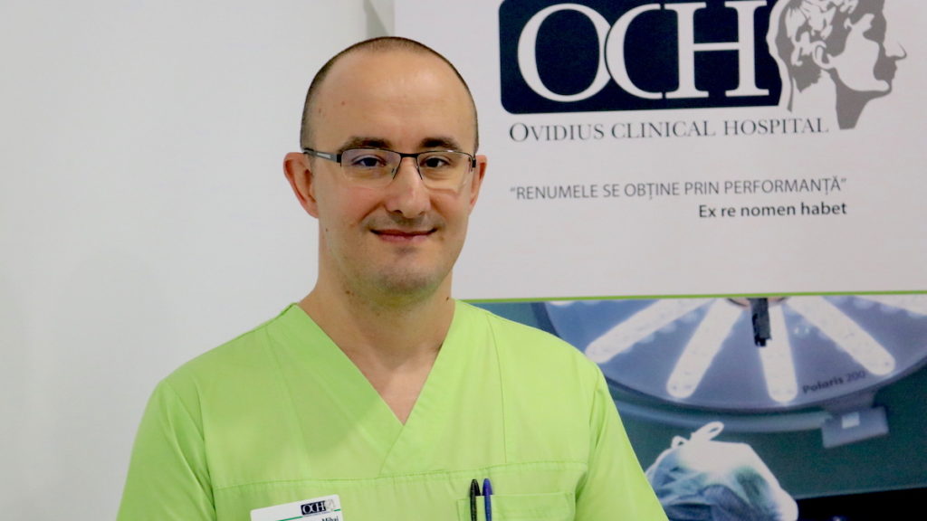 dr. Mihai Hrițcu, medic specialist de chirurgie generală la Ovidius Clinical Hospital. FOTO Adrian Boioglu / CTnews.ro