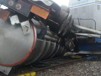Accident feroviar în Dana 102 a Portului Constanța. FOTO ISU Dobrogea