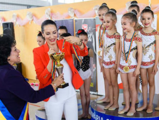 Campionatul Național de Gimnastică Ritmică a avut loc la Cumpăna. FOTO P.C.