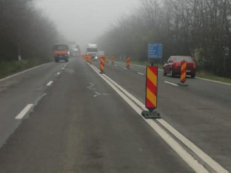 Drumul spre sudul litoralului intră în asfaltări. FOTO DRPD Constanța