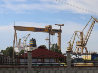 Șantierul Naval Damen Mangalia. FOTO Adrian Boioglu