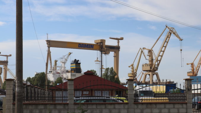 Șantierul Naval Damen Mangalia. FOTO Adrian Boioglu