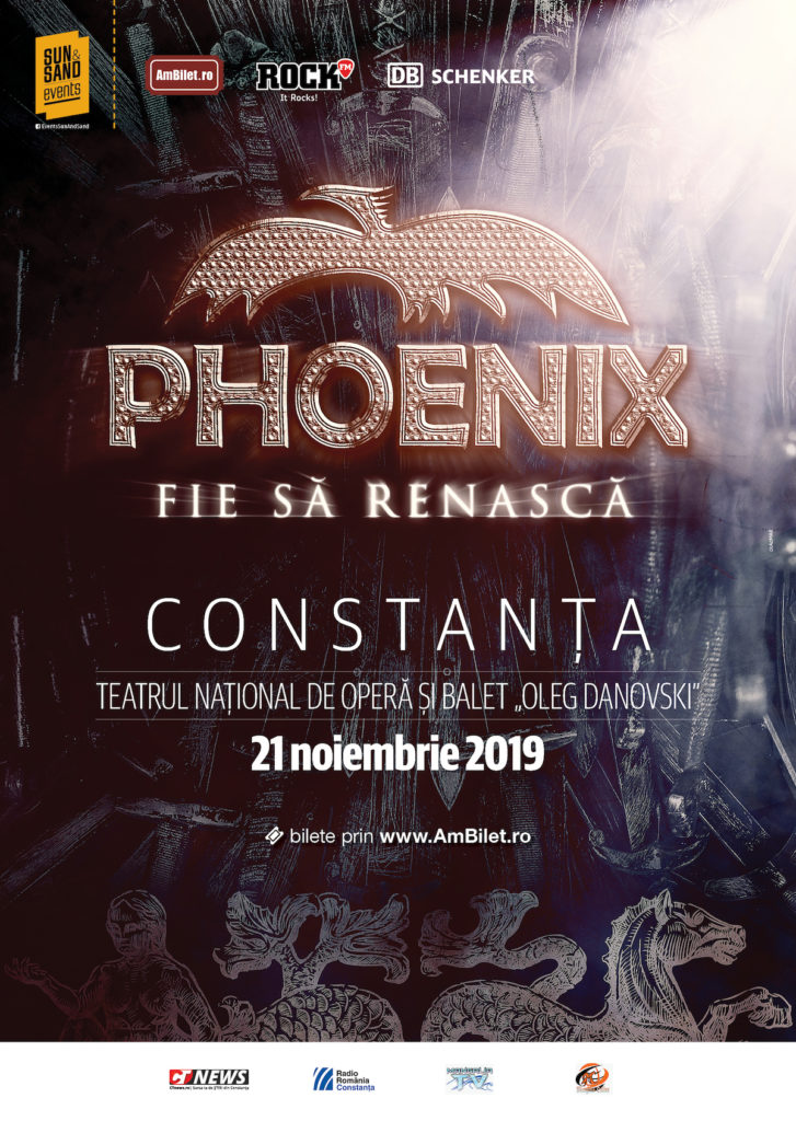 Afișul concertului Phoenix la Constanța