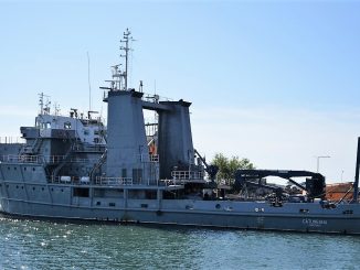 Nava maritimă hidrografică „Căpitan-comandor Alexandru Cătuneanu” FOTO: Forțele Navale