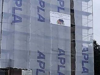 Primăria Hârșova a început reabilitarea blocului P4 din cartierul Soveja. FOTO Primaria Harsova