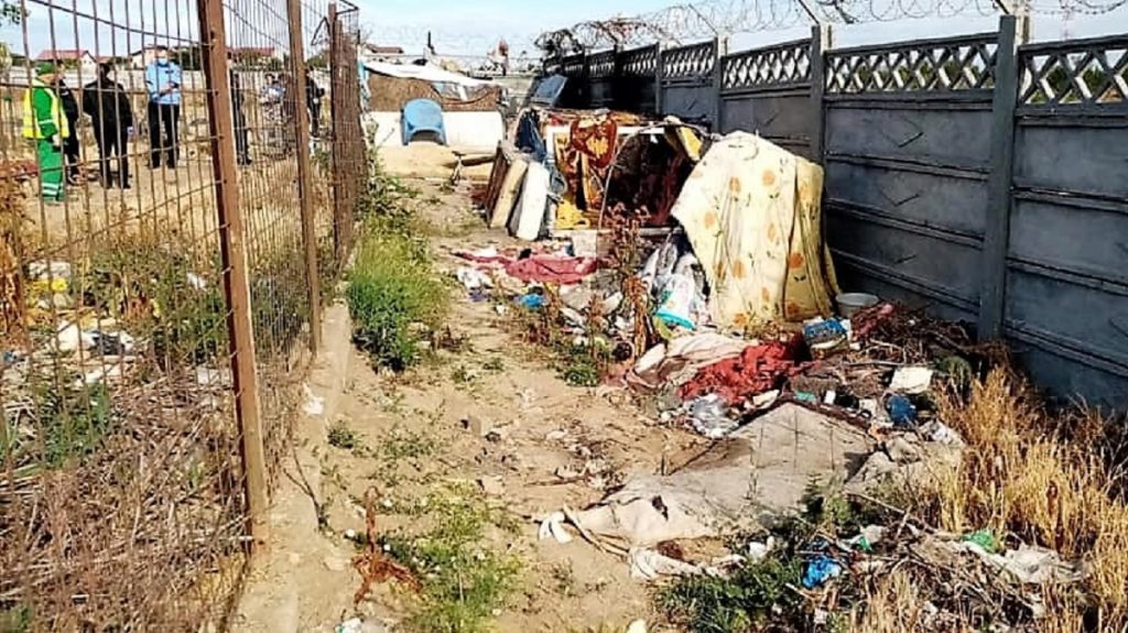 Adăposturi improvizate abuziv pe domeniul public în Inel 1, dezafectate. FOTO Polaris M Holding