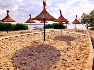 Plaja de la Ovidiu. FOTO Primăria Ovidiu