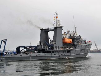 Nava militară „Căpitan-comandor Alexandru Cătuneanu”. FOTO Forțele Navale