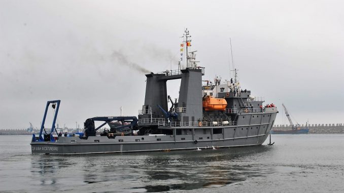 Nava militară „Căpitan-comandor Alexandru Cătuneanu”. FOTO Forțele Navale
