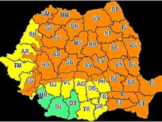 Atenționare Cod Portocaliu. FOTO ANM