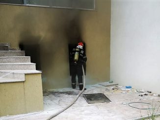 Incendiu la subsolul hotelului Nautic din Mamaia Nord. FOTO ISU „Dobrogea”