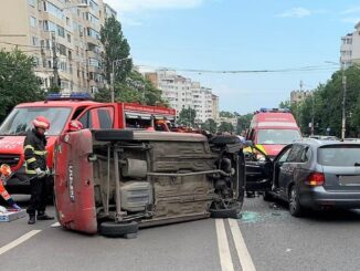 Grav accident rutier petrecut pe strada Soveja din Constanța. FOTO IPJ Constanța