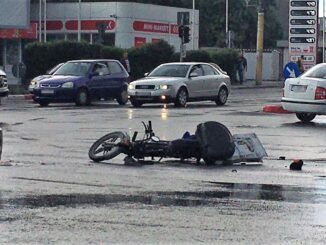 Accident cu un moped în Constanța. FOTO Florin Boboc