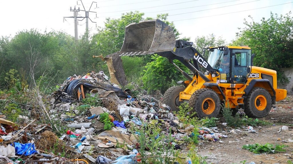 Groapa de gunoi improvizată în zona Oierie, desființată. FOTO Primăria Constanța