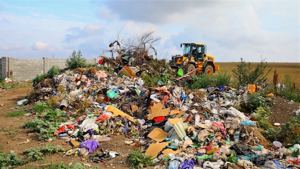 Groapa de gunoi improvizată în zona Oierie, desființată. FOTO Primăria Constanța