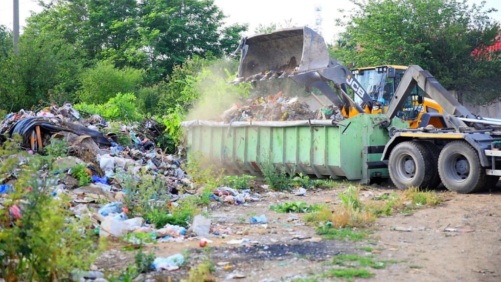 Groapa de gunoi improvizată în zona Oierie, desființată. FOTO Primăria Constanța