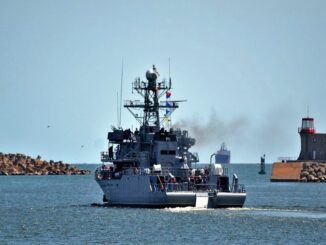 Dragorul maritim „Locotenent Lupu Dinescu”. FOTO Forțele Navale Române