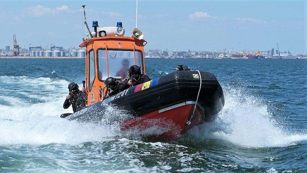 Polițiștii de frontieră constănțeni, la Operațiunea Maritimă cu Scopuri Multiple la Marea Neagră. FOTO Garda de Coastă