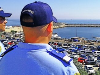 Jandarmii constănțeni, la datorie. FOTO IJJ Constanța