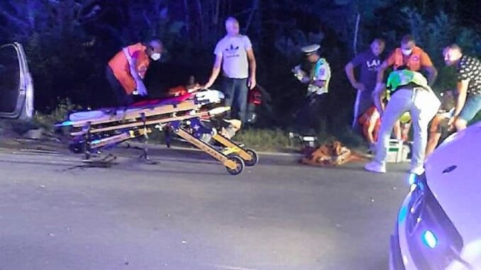 Cinci persoane rănite într-un accident rutier petrecut pe DN3. FOTO Facebook