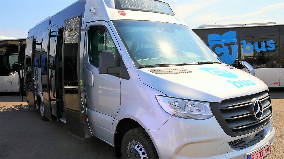 CT BUS introduce în circulație, de joi, 24 septembrie, noile minibuze pe traseul nr.13